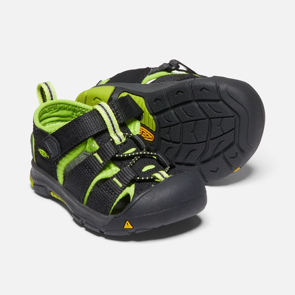 Keen Sandalet Çocuk Siyah/Yeşil - Newport H2 - Türkiye JYFB15472